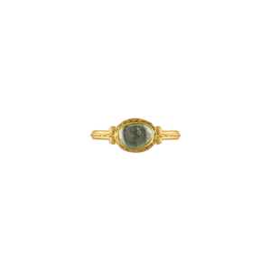Green Sapphire Chorda Ring