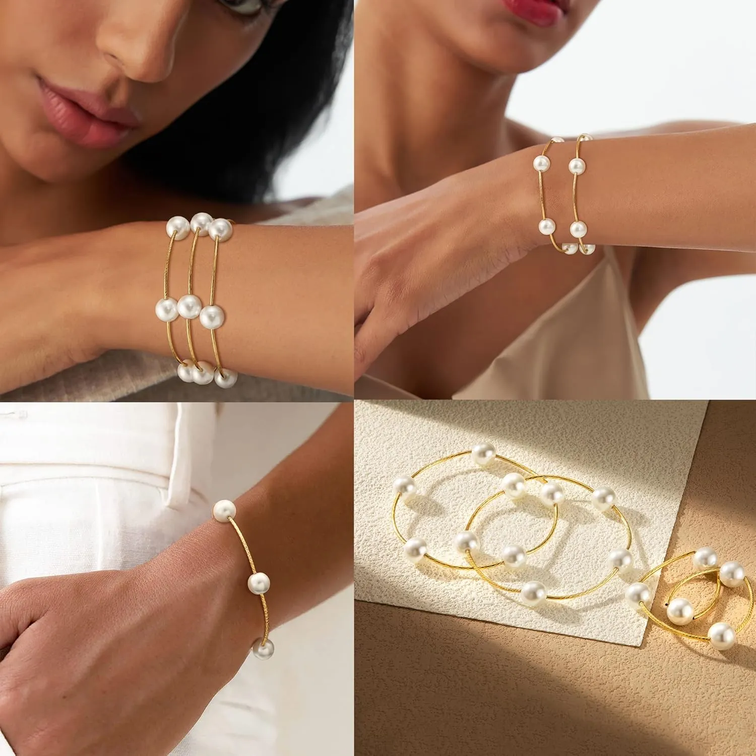 Hand Chain Bracelet Dainty Ring Bracelet Hand Chain for Women Gold Plated Bracelets Trendy Jewelry for Wedding Jewelry Birthday Gifts for Women