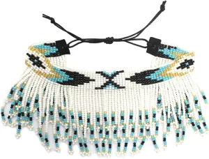 Handmade Beaded Foot Anklet Bohemian for Women Native Southwest Colors Ankle Bracelet