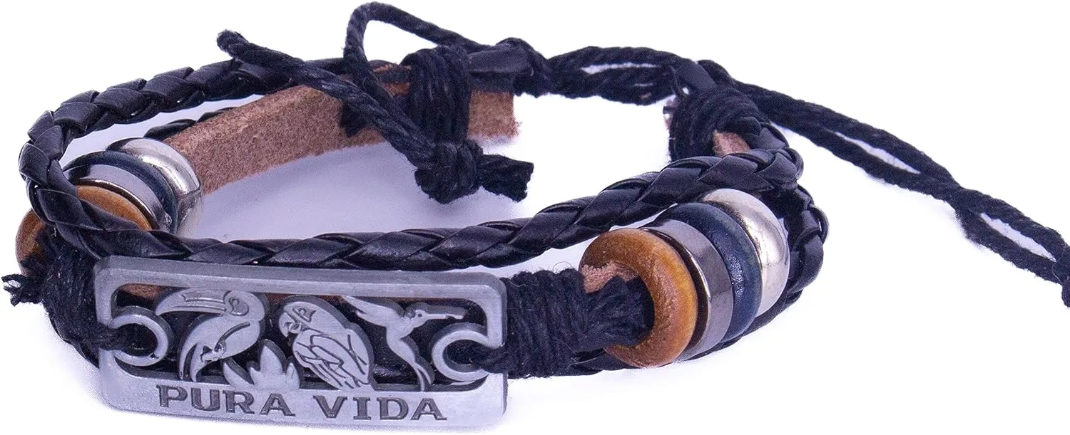 Handmade Bracelet from Costa Rica - Pura Vida Charm
