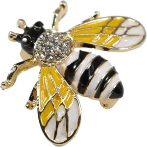 Honey Bee Brooches for Women - Insect Themes with Gold Tone Brooch Pins - Fashion Mother of Pearl Brooch Pin - Great for Wife,Sisters,Friends,Daily Wear or Dating