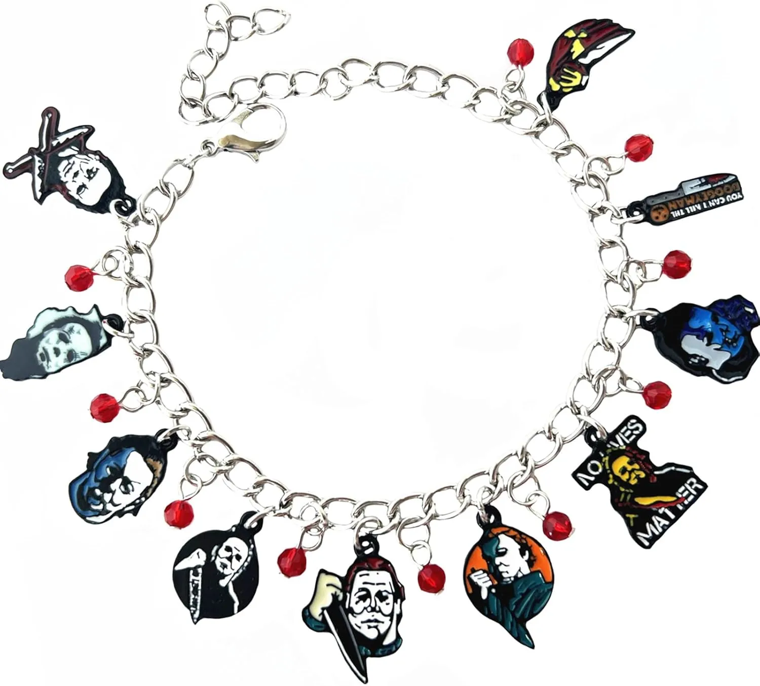 Horror Bracelet Original Design Metal Charm Bracelet for Men and Women