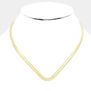 iLLASPARKZ Hammered metal open choker necklace