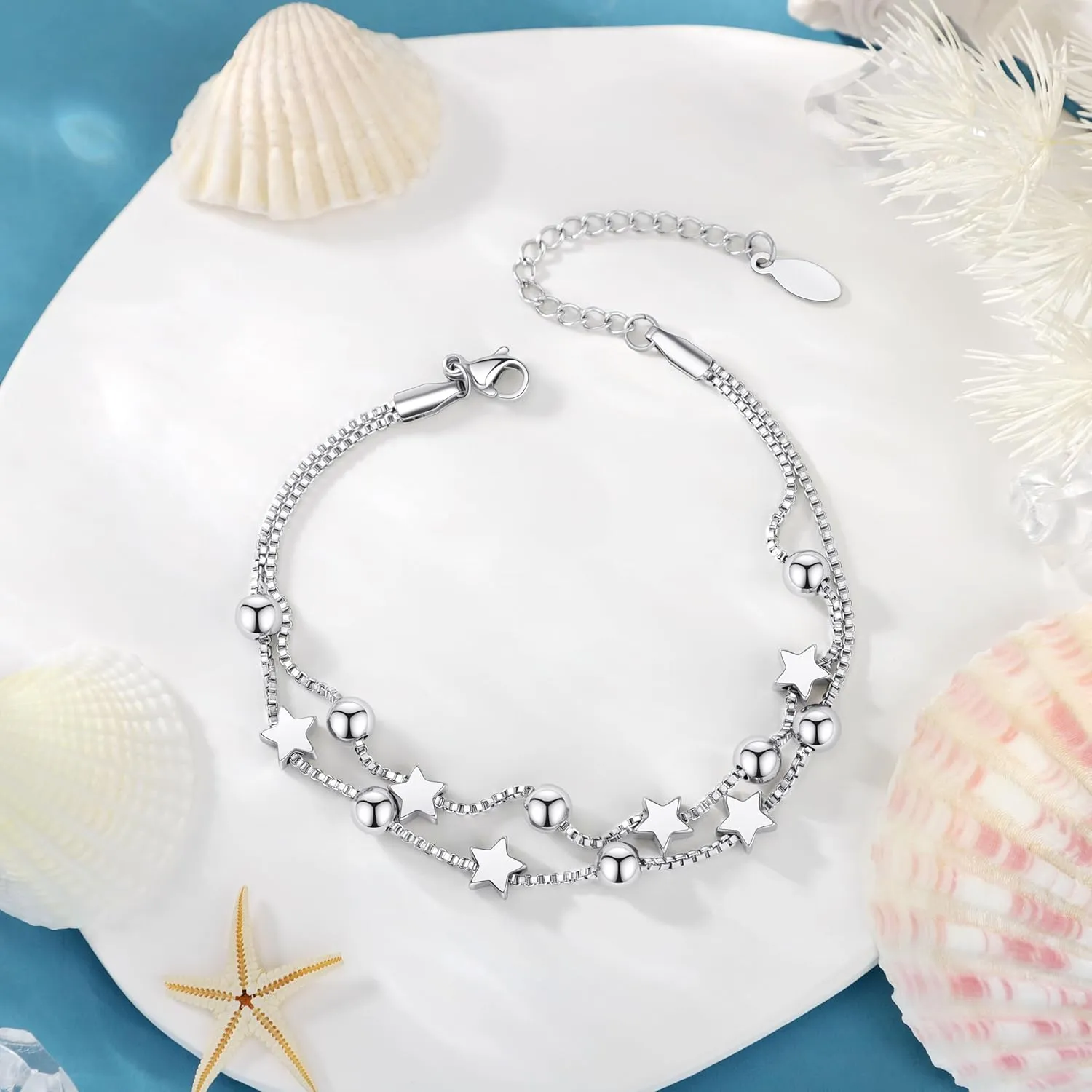 JoycuFF Graduation Gifts for Her, Class of 2025, 5th 8th Grade, High, College, Masters Degree Graduation Bracelet for Friend Daughter Sister Granddaughter