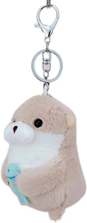 kekafu Lovely Otters Plush Pendant Keychain Stylish Backpack Keyrings Pendant For Kid Boy Girl Women Men