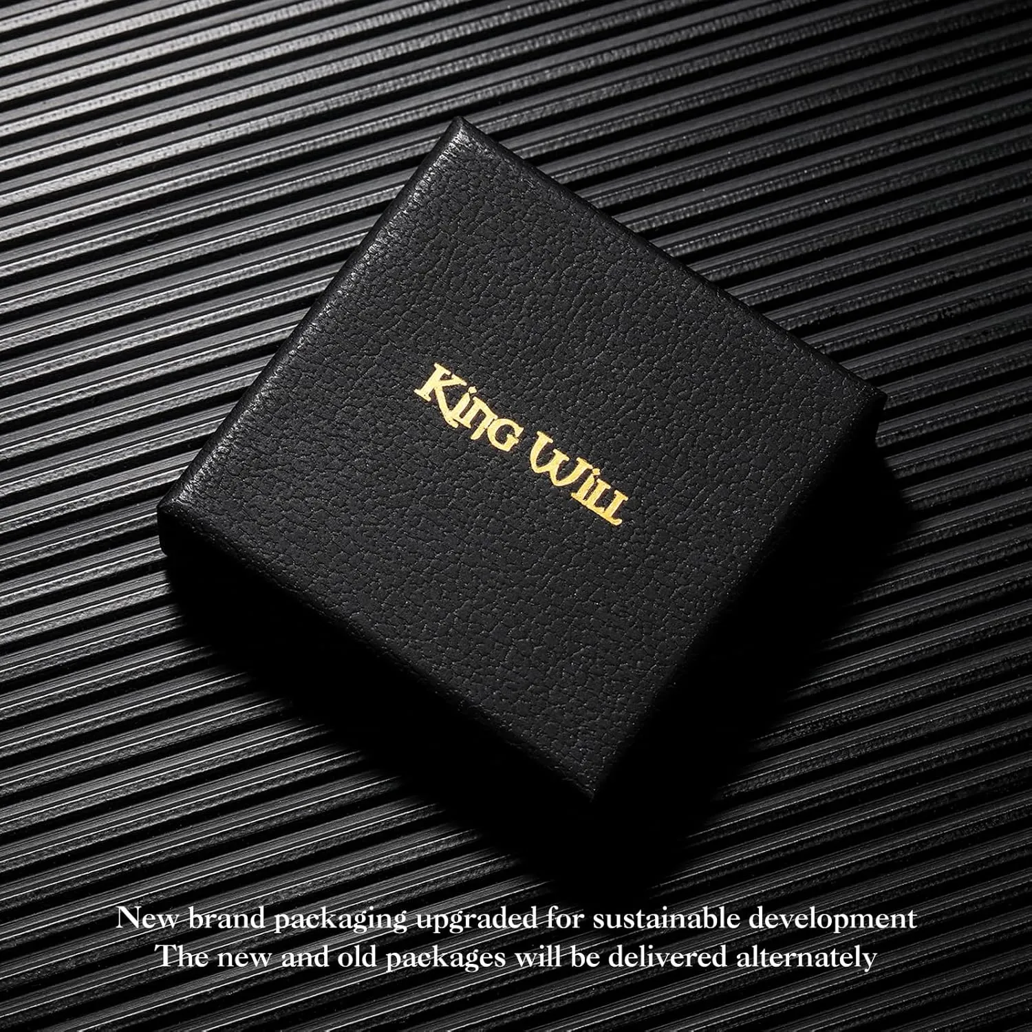 King Will LGBT Pride Rainbow Fidget Rings- Love is Love Wedding Bandfor Men, 8mm Wedding Band with Rainbow Pattern Black/Silver/Gold Stainless Steel Men Ring Wedding Band, Comfort Fit Size 7-14