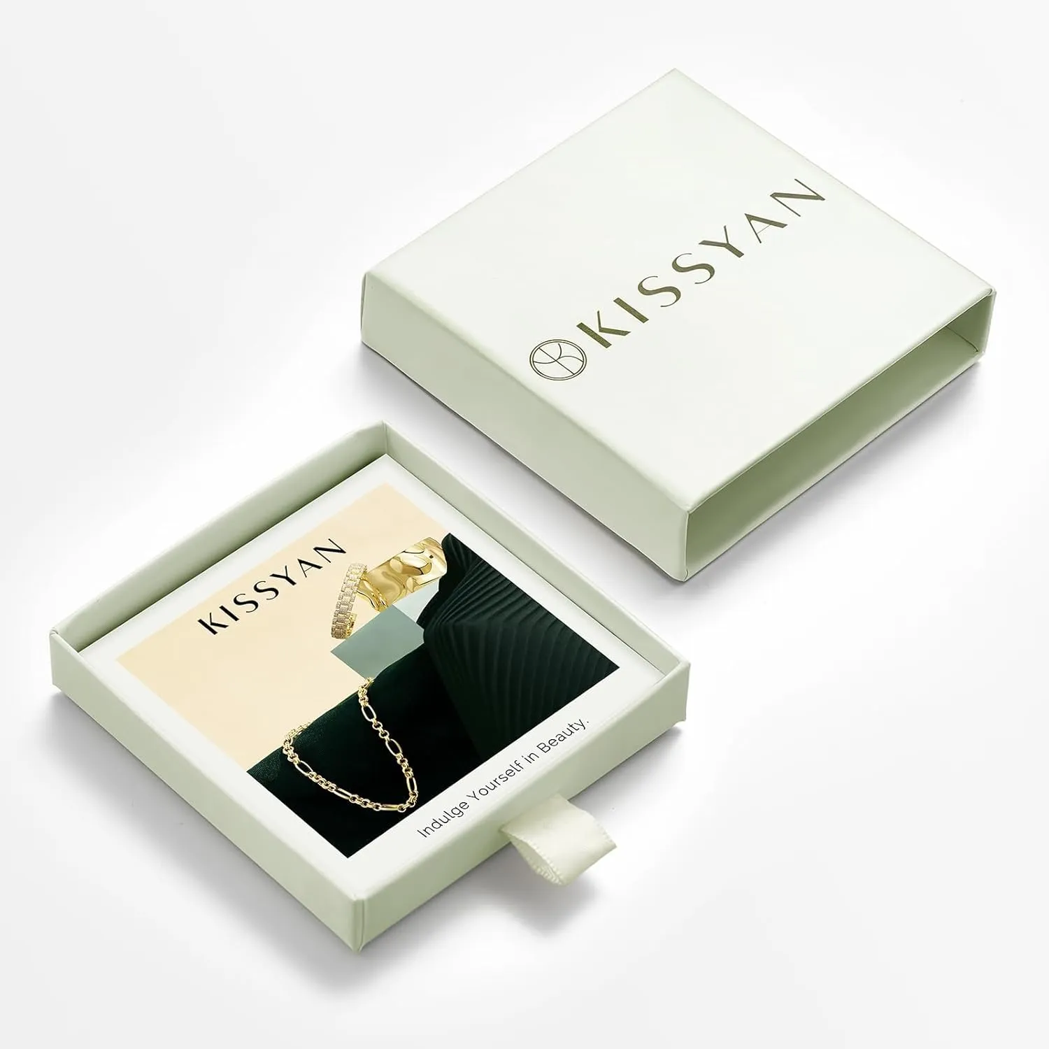KissYan Diamond Necklace for Women, 14K Gold Plated Cubic Zirconia Solitaire Pendant Necklaces Dainty Rhinestone Jewelry Gifts