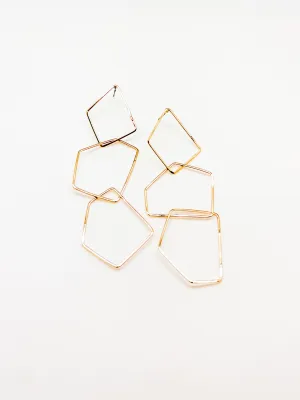 Libby Geometric Dangly Earrings