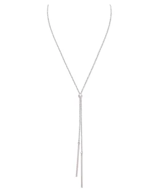 Long Tassel Necklace Bar Y Lariat Long Chain Drop Adjustable Necklace for Women