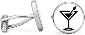 Martini Cufflinks Martinis Cuff Links (Contoured Edition)