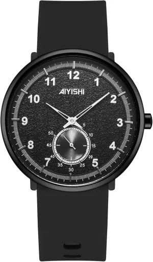 Mens Minimalist Watches with Slim Case Ultra Thin Waterproof Fashion Sports Analog Quartz Simple Wrist Watch for Men