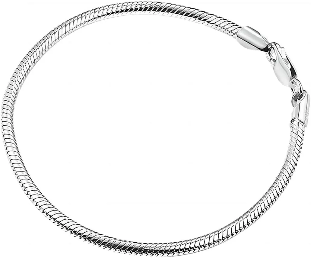 Men's S925 Sterling Silver Bracelet, Understated Style Elegant Men's Jewelry, Cuff Chain Bracelet Sterling Silver Gift for Men