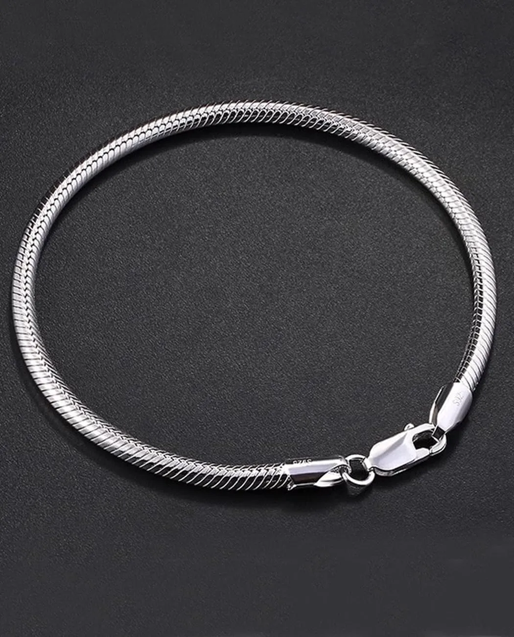 Men's S925 Sterling Silver Bracelet, Understated Style Elegant Men's Jewelry, Cuff Chain Bracelet Sterling Silver Gift for Men