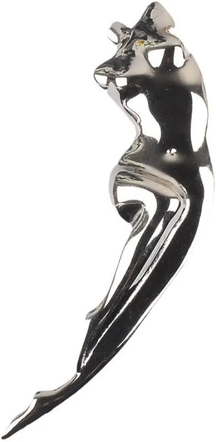 Metal Glossy Body Sculpture Brooch, Zinc Alloy Brooch Suit Pin Jewelry, Exquisite Unique Suit Pins Party Vintage Jewelry Gifts