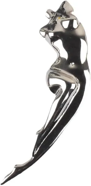 Metal Glossy Body Sculpture Brooch, Zinc Alloy Brooch Suit Pin Jewelry, Exquisite Unique Suit Pins Party Vintage Jewelry Gifts