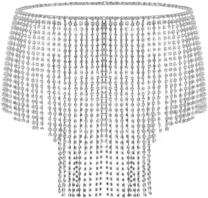 MineSign Sexy Belly Chain Womens Rhinestone Body Chain Jewelry Afro Style Swimsuit Bikini Bottom
