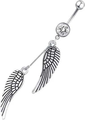 Navel Ring Jewelry Accessory Comfortable Women's Navel Piercing Elegant Bellybutton Decor for Parties