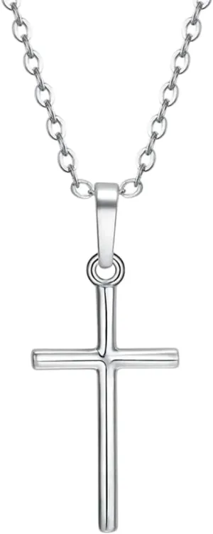 New 2026 Unisex Fashion Cross Pendants Golden Silver Color Rhinestone Jesus Pendant Necklace Jewelry For Men/women Accessories Decoration Luxury With You Trendy For Women And Men