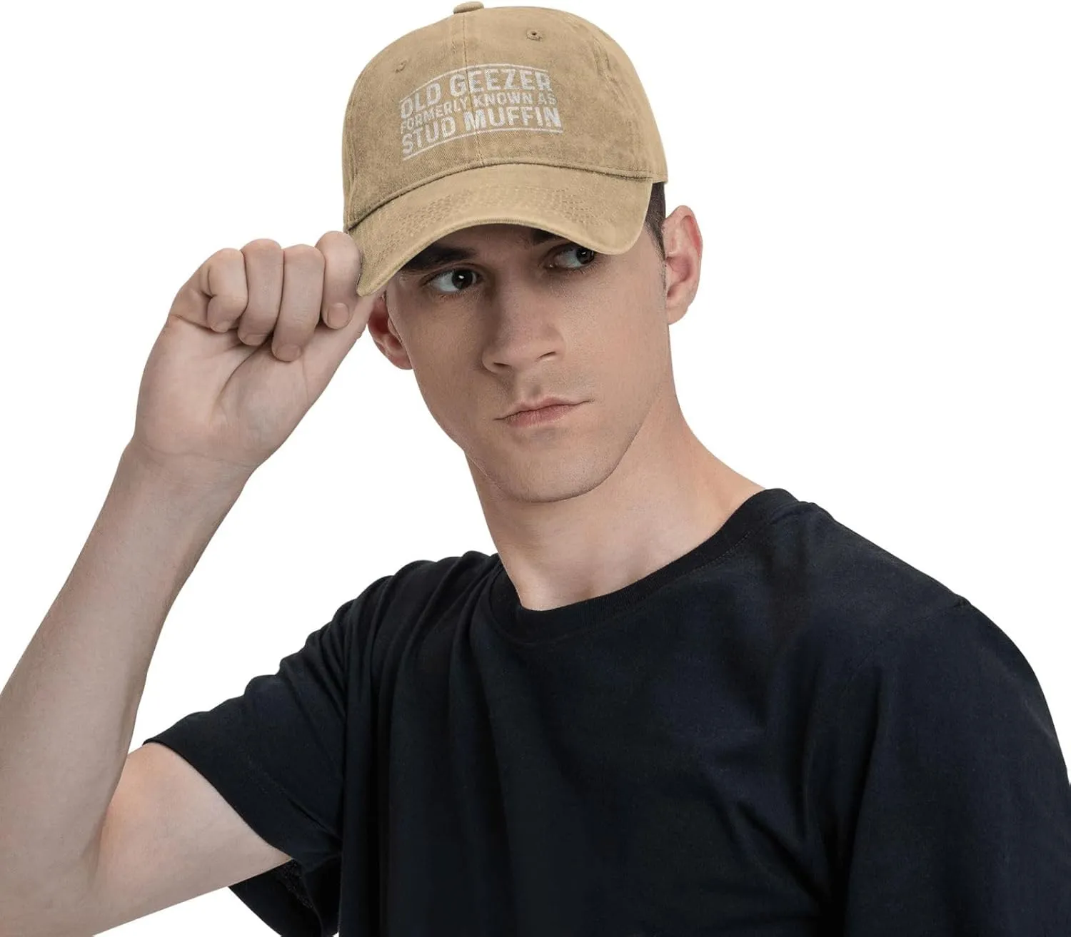 Old Geezer Formerly Knowns As Stud Muffin Hat for Men Baseball Hat Cute Cap