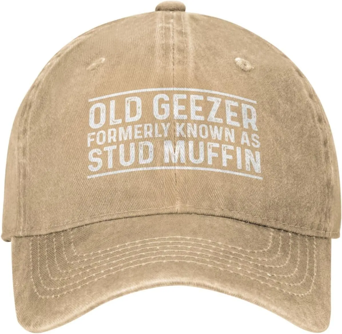 Old Geezer Formerly Knowns As Stud Muffin Hat for Men Baseball Hat Cute Cap