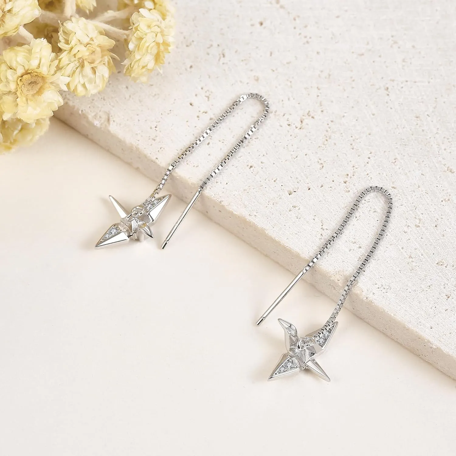 Opossum/Capybara/Pig/Bird/Cat/Highland Cow/Hummingbird/Jellyfish Dangle 925 Earring Sterling Silver Aniaml Dangle Earring for Women Animal Jewelry Gifts for Women
