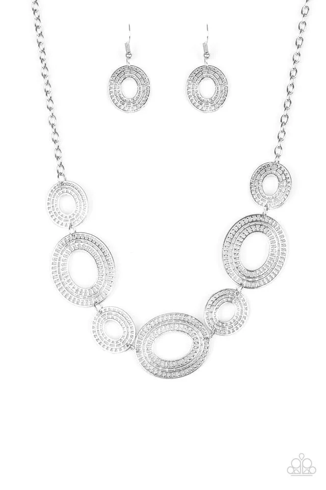 Paparazzi Necklace ~ Basically Baltic - Silver