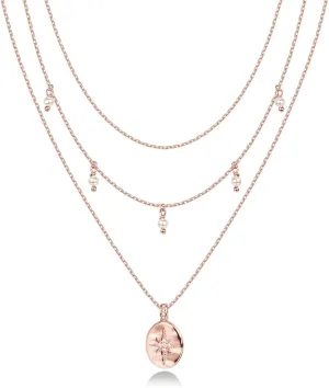 PAVOI 14K Gold Plated Layering Necklaces | Stylish Minimalist Design Pendant Necklaces | Bar, Circle, Lotus, Disc, Dog Tag, Horizontal Bar Pendants for Women