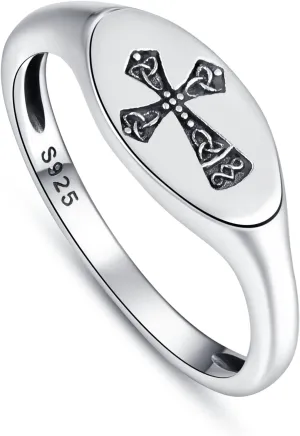 PRAYMOS 925 Sterling Silver Ring Open Adjustable Ring Thumb Rings for Women with Jewelry Gifts Box