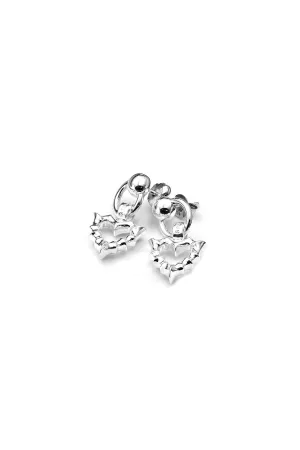 Punk Jagged Heart Earrings