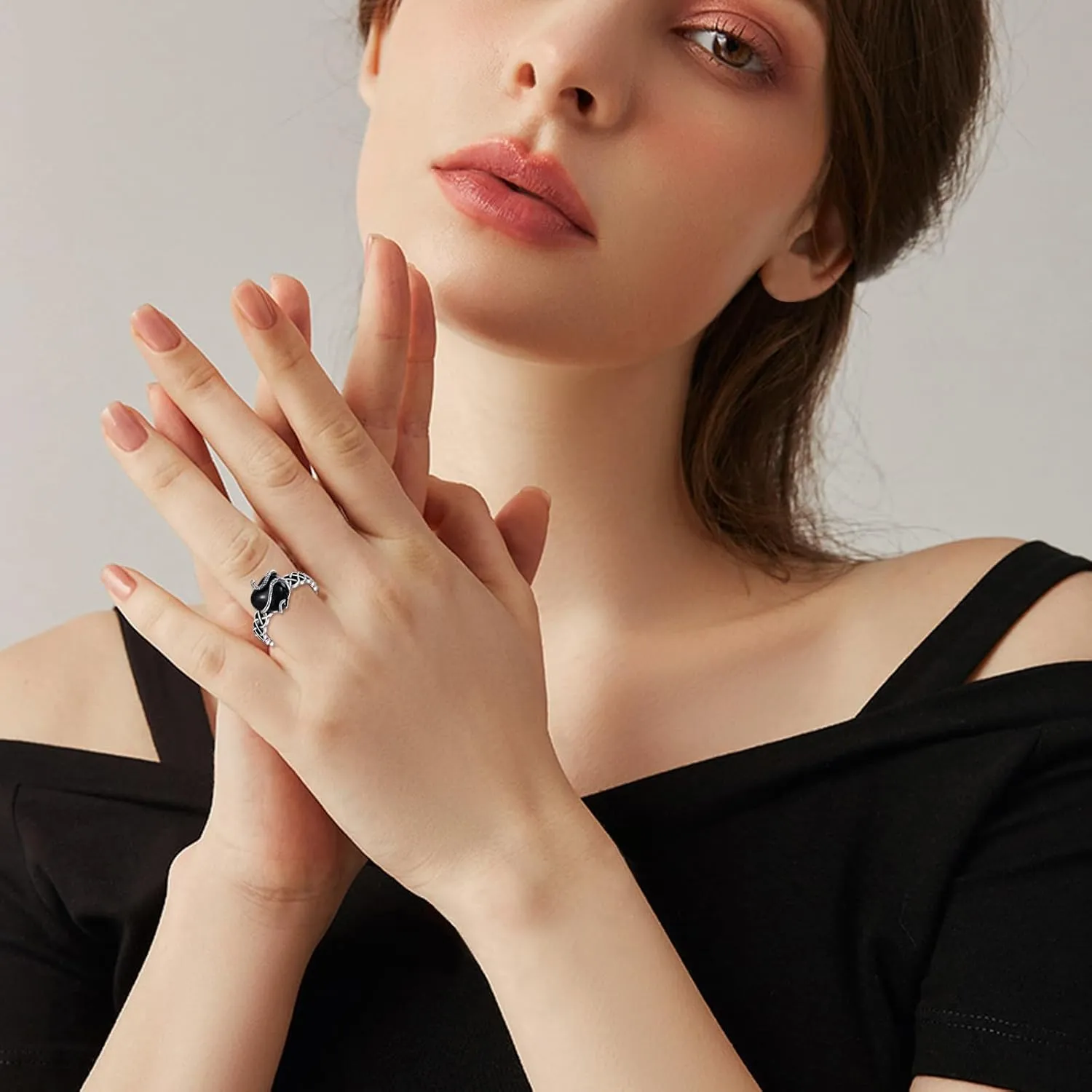 Ring for Women 925 Sterling Silver Ring Cool rings for women Silver Ring Valentine's Day Birthday Gift for Wife