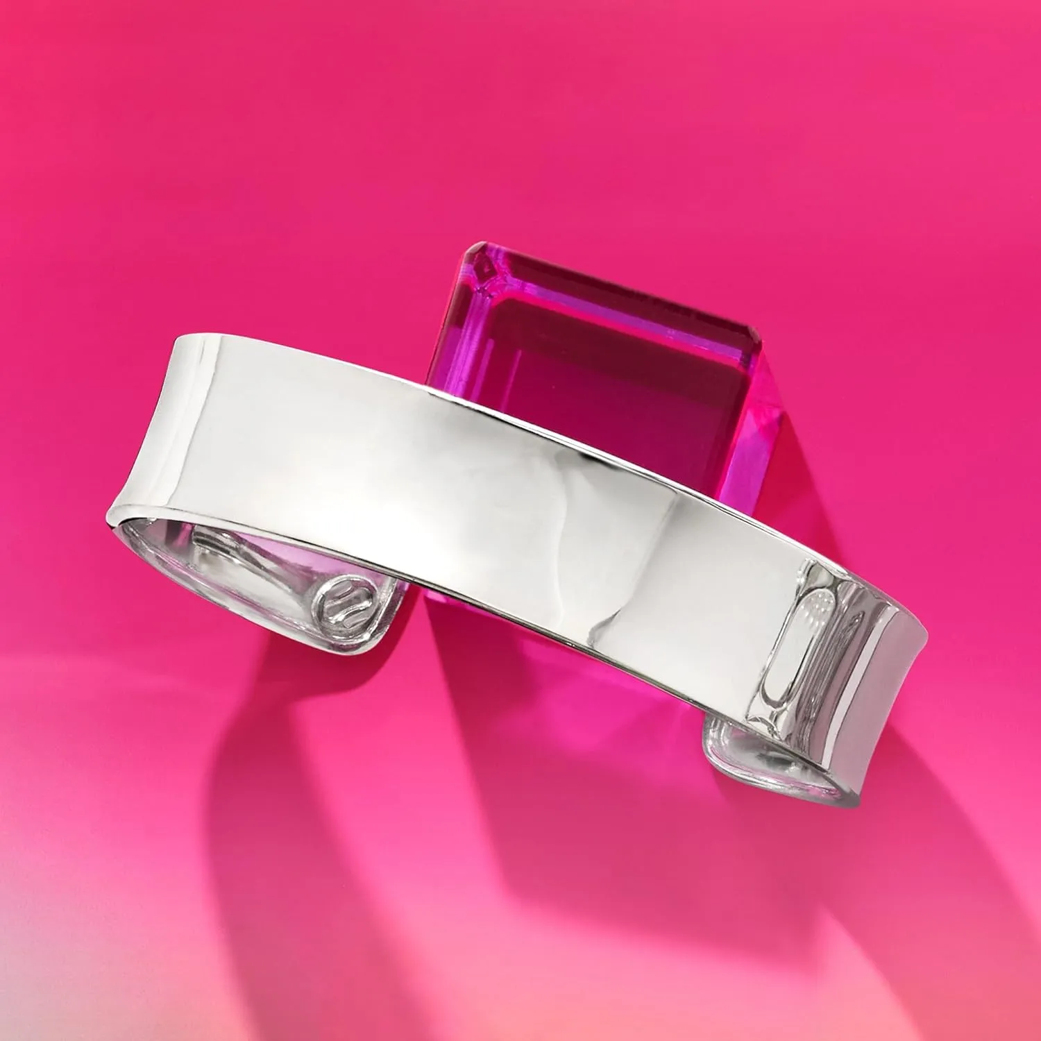 Ross-Simons Italian Sterling Silver Polished Cuff Bracelet