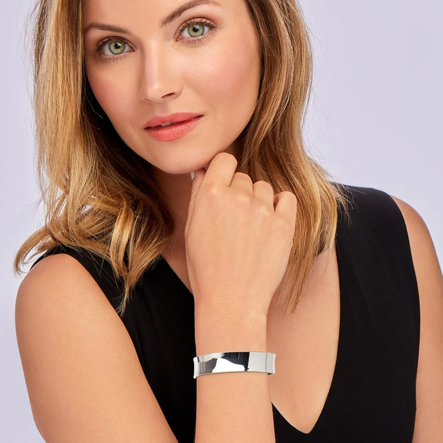 Ross-Simons Italian Sterling Silver Polished Cuff Bracelet