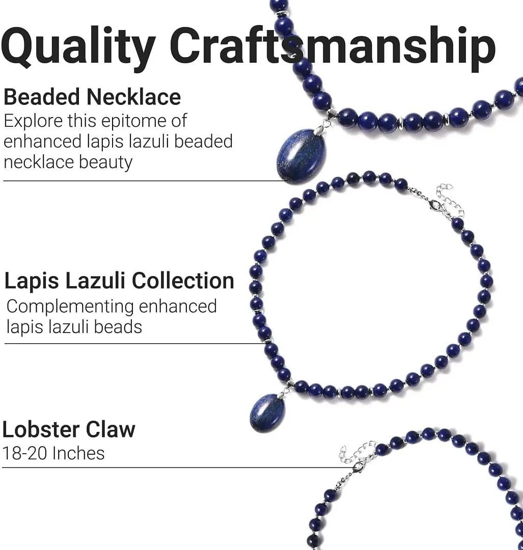 Shop LC Crystal Bead Pendant Beaded Necklace for Women Jewelry Healing Size 18" Birthday Gifts
