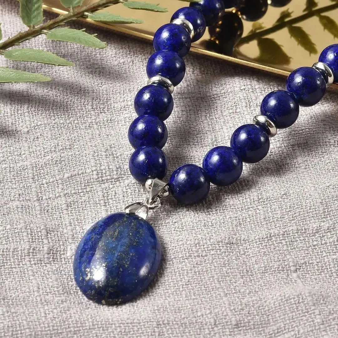 Shop LC Crystal Bead Pendant Beaded Necklace for Women Jewelry Healing Size 18" Birthday Gifts