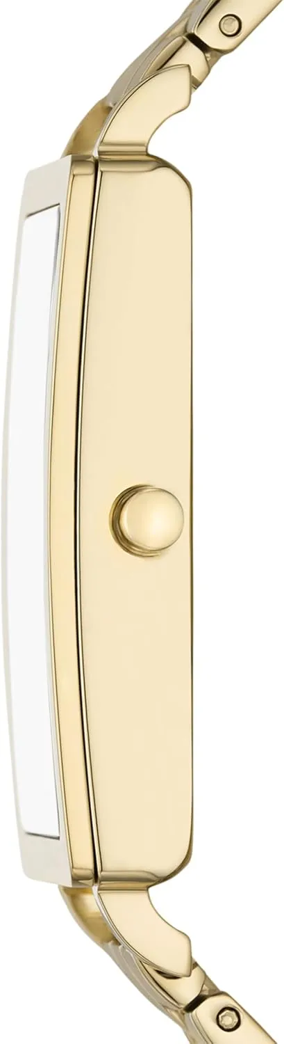 Skagen Hagen Rectangular Case Women's Watch with Stainless Steel Bracelet, Mesh or Leather Band