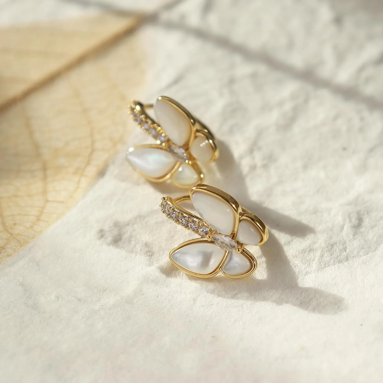 Small 14K Gold Plated Hoop Earrings for Woman, Dainty Cute Rhinestone Cubic Zirconia Huggis Cartilage Earing Prom Jewelry Gift