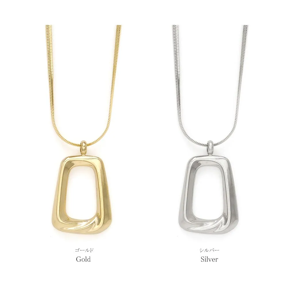 Square Outline Necklace