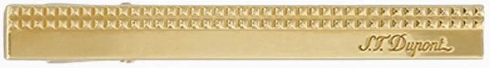 ST Dupont Gold Tie Clip for Professionals - Luxury Metal Accessory for Men