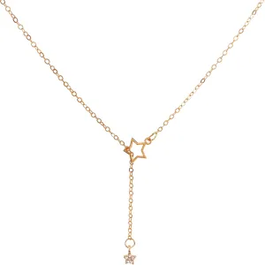 Star Necklace for Women Long Starfish Pendant Irregular Y2k Sweet Cool Casual Fashion Design Jewelry