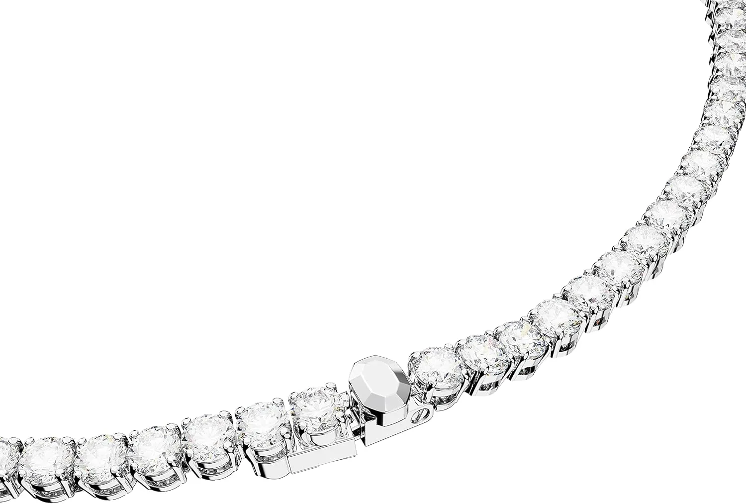 Swarovski Matrix Crystal Necklace Collection, Pink, Yellow, and Clear Crystals