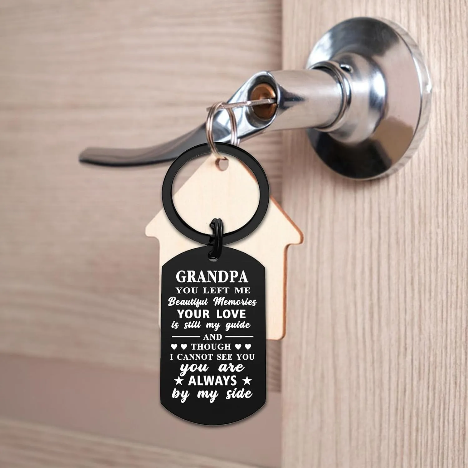 Sympathy Gifts for Loss of Dad Mom Grandpa Grandma Aunt Uncle Brother Sister Dog - Memorial Keychain Gift