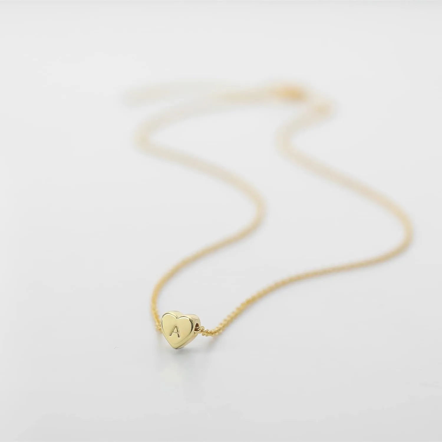 Tiny Gold Heart Choker Necklace,Dainty Cute Initial Heart Pendant Necklace,Rose Necklace,Layered Heart Necklaces for Women,Christmas Gift