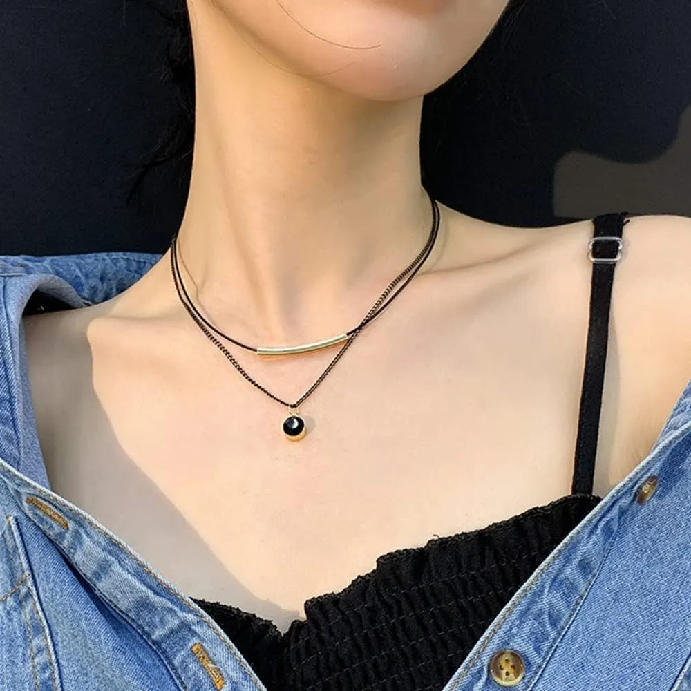 Triangle Choker Necklace for Women Girls, Adjustable Jewelry Necklace Gift