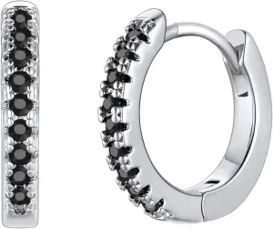 U7 Huggie Earrings for Men Women, Unisex Surgical Stainless Steel Hypoallergenic Earrings,Small Hoop Earrings, Polished CZ/Heart/Spike/Chunky Small Hoops for Pierced or Non Pierced Earrings
