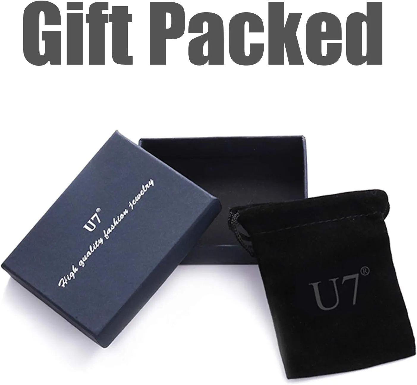 U7 Huggie Earrings for Men Women, Unisex Surgical Stainless Steel Hypoallergenic Earrings,Small Hoop Earrings, Polished CZ/Heart/Spike/Chunky Small Hoops for Pierced or Non Pierced Earrings