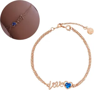 VICTORIA HYDE Heart Necklace for Women Jewlery zirconia crystals Gold Plated Pendant Charm Bracelets Earrings for Mother's Day Valentines Day Jewelry Gift for Women Girlfriend