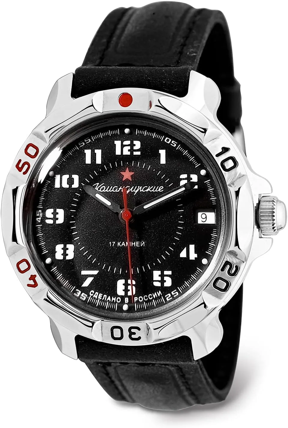 Vostok | Komandirskie Red Star Army Commander Russian Military Mechanical Wrist Watch | Fashion | Business | Casual Mens Watches | Series 186