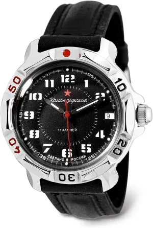 Vostok | Komandirskie Red Star Army Commander Russian Military Mechanical Wrist Watch | Fashion | Business | Casual Mens Watches | Series 186