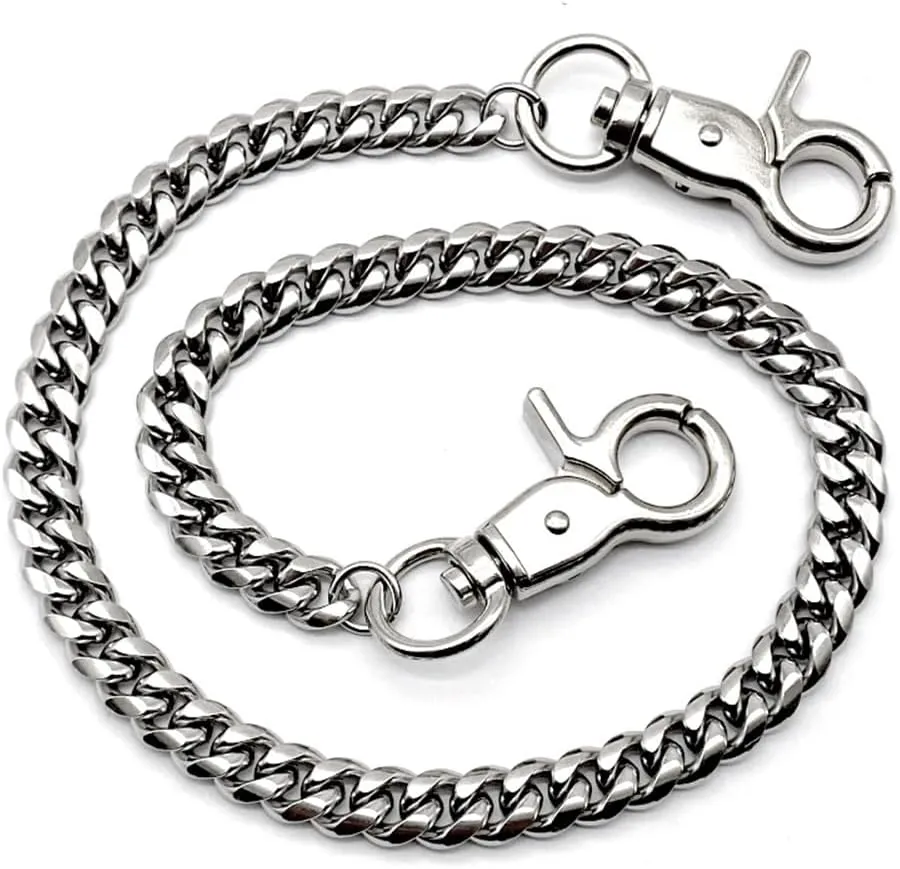 Wallet Chain Pants Punk Hip Hop Jeans Rock Keychains for Men Women Clothing Bag Accessories