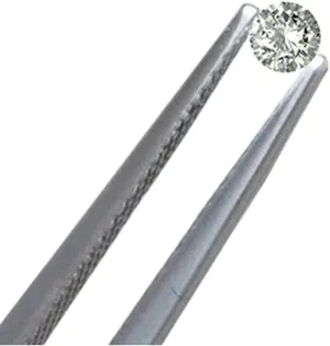 White Natural Diamond Loose Faceted Round 2mm I2 Clarity (0.03 Cttw)